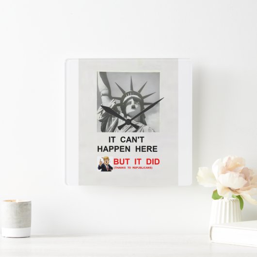 Wall Clock Vierkante Klok (Huis)