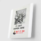 Wall Clock Vierkante Klok (Hoek)