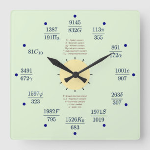 Wall Clock Vierkante Klok
