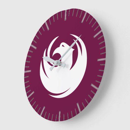 Wall Clock with Flag of Phoenix City, Arizona Grote Klok (Hoek)
