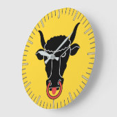 Wall Clock with flag of Uri, Switzerland Grote Klok (Hoek)