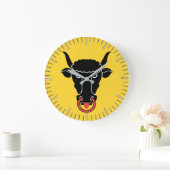 Wall Clock with flag of Uri, Switzerland Grote Klok (Huis)