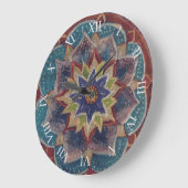 Wall Clock yoga Mandala Grote Klok (Hoek)