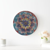 Wall Clock yoga Mandala Grote Klok (Huis)