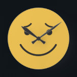 Wall Clocks Ronde Klok<br><div class="desc">Origineel afbeelding door freepik.com (gebruikt met licentie),  gewijzigd door mij. Bekijk mijn winkel voor meer objecten met emoticons.</div>