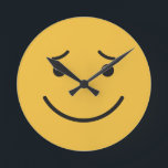 Wall Clocks Ronde Klok<br><div class="desc">Origineel afbeelding door freepik.com (gebruikt met licentie),  gewijzigd door mij. Bekijk mijn winkel voor meer objecten met emoticons.</div>