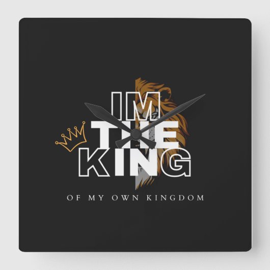 Wall Clocks Vierkante Klok (Voorkant)