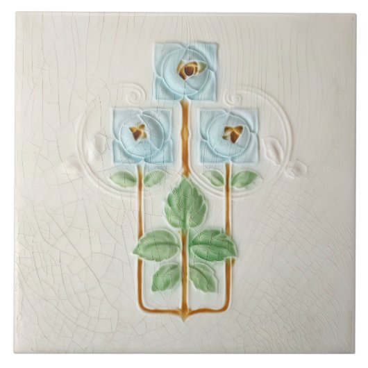 Wall Decor Art  Antiek Peranakan C Tegeltje (Voorkant)