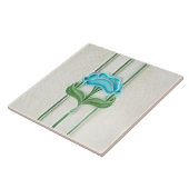 Wall Decor Art  Antiek Peranakan Tegeltje (Zijkant)