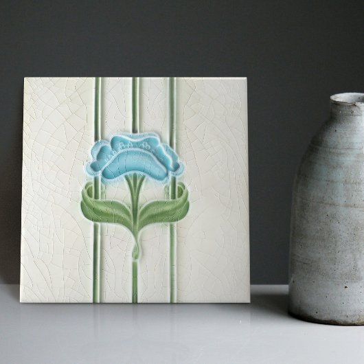 Wall Decor Art  Antiek Peranakan Tegeltje