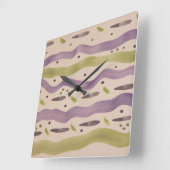 Wall Decor Art Vierkante Klok (Hoek)