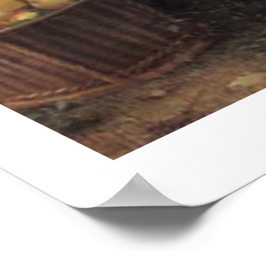 Wall door Bouguereau Poster (Hoek)