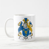 Wall Family Crest Koffiemok (Links)