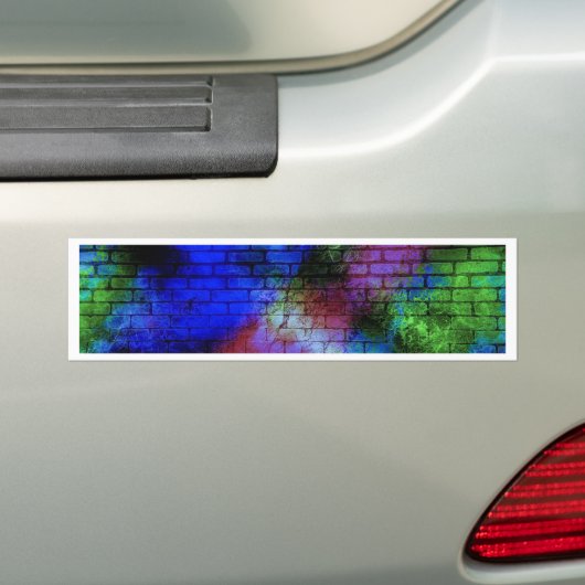 Wall Graffiti Bumpersticker (Op auto)