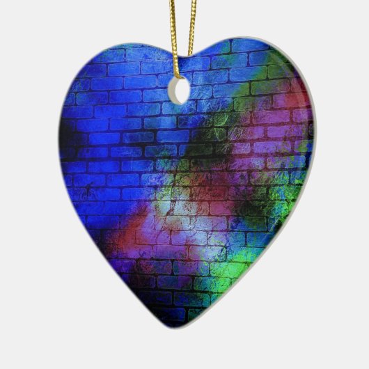 Wall Graffiti Keramisch Ornament (Links)