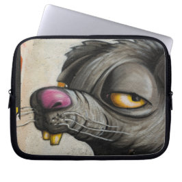 Wall Graffiti-muis Laptop Sleeve