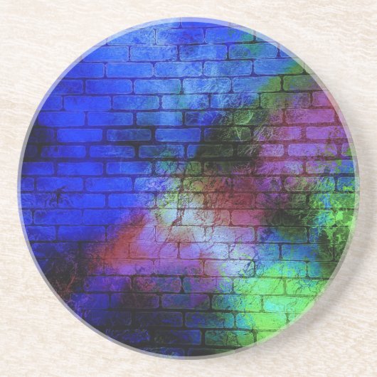 Wall Graffiti Zandsteen Onderzetter (Voorkant)