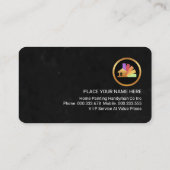 Wall Grunge Paint Painter Service Visitekaartje (Achterkant)