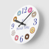 Wall klok - Het is Donut Time (Hoek)
