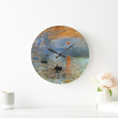 Wall klok met Claude Monet's Impression, Sunrise (Huis)