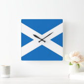 Wall klok met vlag Schotland (Huis)