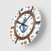 Wall-klok Ronde Klok (Hoek)