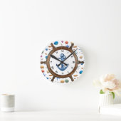 Wall-klok Ronde Klok (Huis)