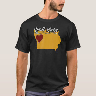 WALL LAKE IOWA IA USA Cute Souvenir Merch US City T-shirt