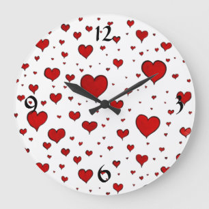 Wall-Love Wall-lock Grote Klok