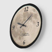 WALL MOON CLOCK GROTE KLOK (Hoek)