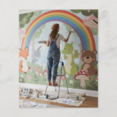 Wall Mural painter  Flyer (Achterkant)