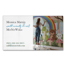 Wall Mural Painter  Magnetisch Visitekaartje