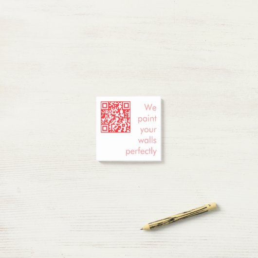 Wall mural painter shop sign  post-it® notes (Op bureau)