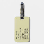 Wall o’ Skulls Bagagelabel (Achterkant verticaal)