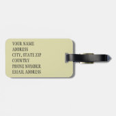 Wall o’ Skulls Bagagelabel (Achterkant horizontaal)