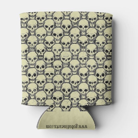 Wall o’ Skulls Blikjeskoeler (Achterkant)