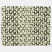 Wall o’ Skulls Fleece Deken (Voorkant (Horizontaal))