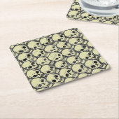 Wall o’ Skulls Kartonnen Onderzetters (Schuin)