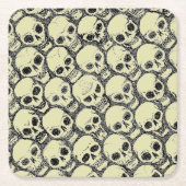 Wall o’ Skulls Kartonnen Onderzetters (Voorkant)
