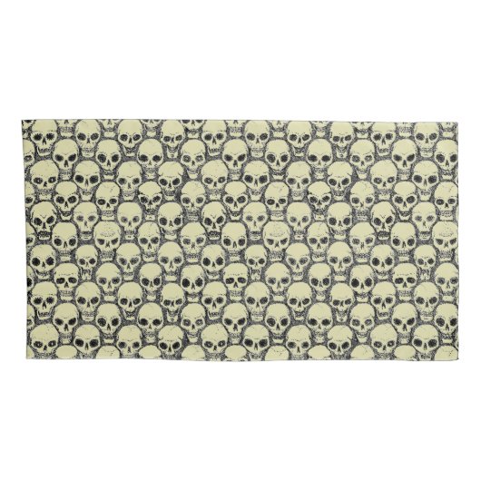 Wall o’ Skulls Kussensloop (Achterkant-Rechts)