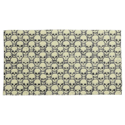 Wall o’ Skulls Kussensloop (Voorkant-Rechts)