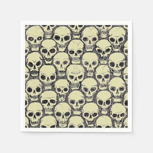 Wall o’ Skulls Servetten (Voorkant)