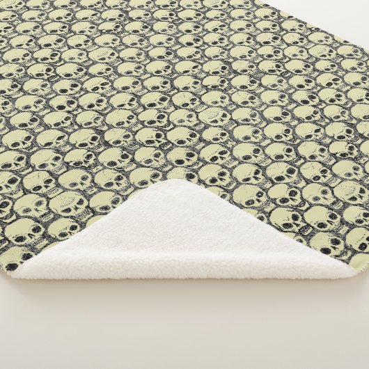 Wall o’ Skulls Sherpa Deken (3/4)