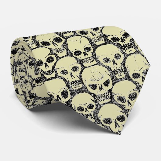 Wall o’ Skulls Stropdas (Opgerold)