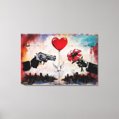 Wall of Dissension Canvas Afdruk (Voorkant)