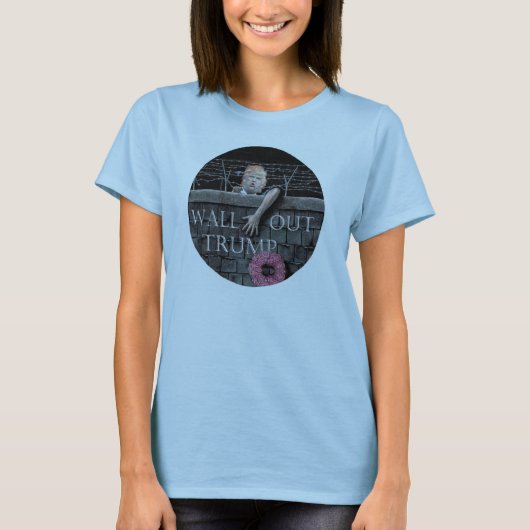 Wall Out Trump T-shirt (Voorkant)