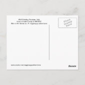 Wall Paestum , Italië Briefkaart (Achterkant)