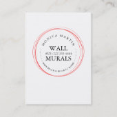 Wall Painter  Visitekaartje (Voorkant)