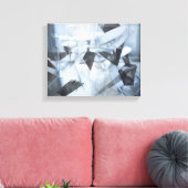 wall painting Reflection17b(反射17b) Canvas Afdruk (Insitu (Woonkamer))