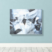 wall painting Reflection17b(反射17b) Canvas Afdruk (Insitu (Houten vloer))